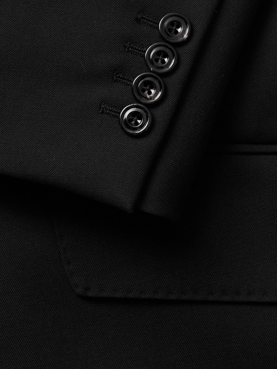 Alexander McQueen - Zip-Detailed Wool-Gabardine Blazer - Black Alexander  McQueen