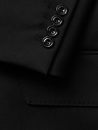 Alexander McQueen - Zip-Detailed Wool-Gabardine Blazer - Black