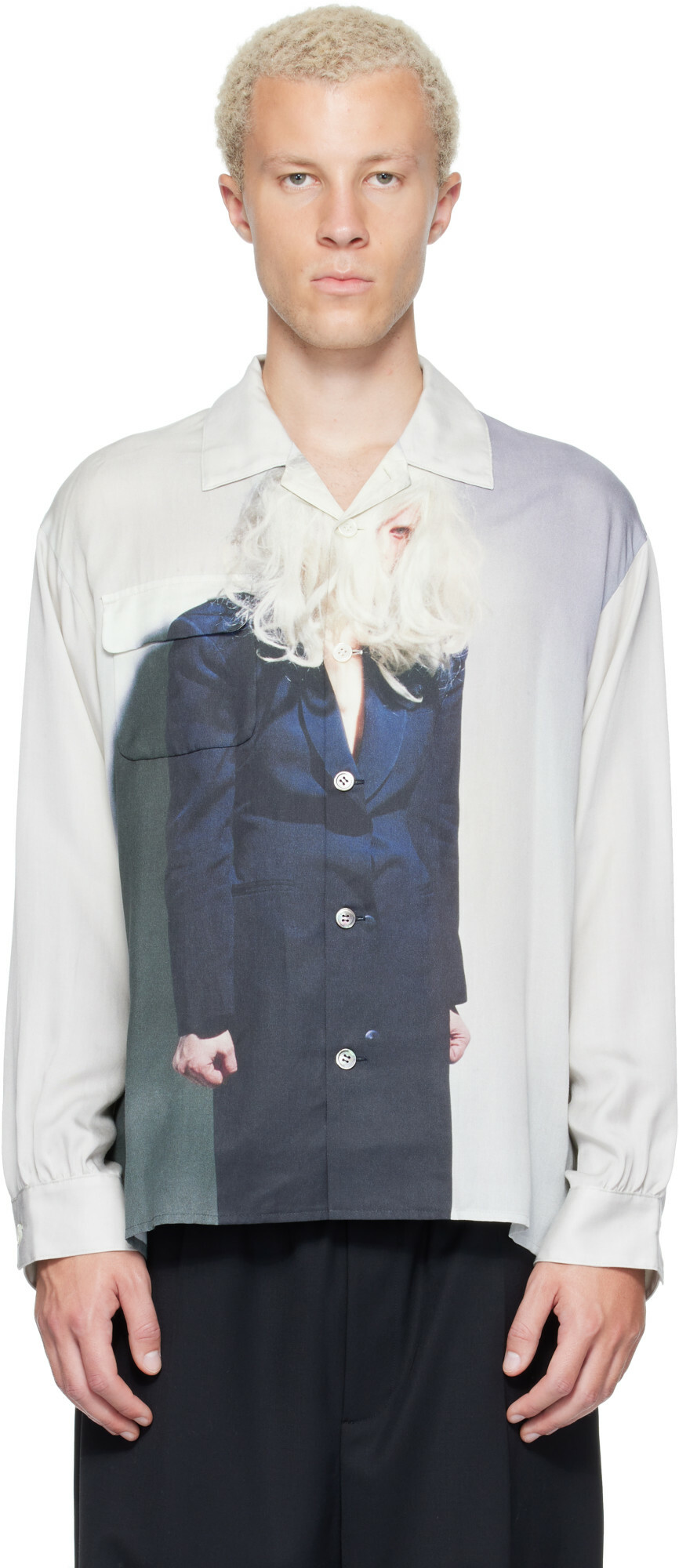 UNDERCOVER Beige Cindy Sherman Printed Shirt