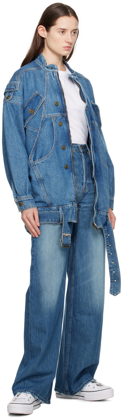 Jacket Frame FRAME Blue 'The MC' Denim Jacket Frame Denim
