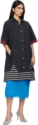 UNDERCOVER Black UP1F1402 Denim Shirt