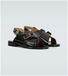 Dries Van Noten - Leather buckled sandals