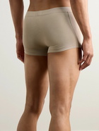 Hanro - Lyocell-Blend Boxer Briefs - Brown