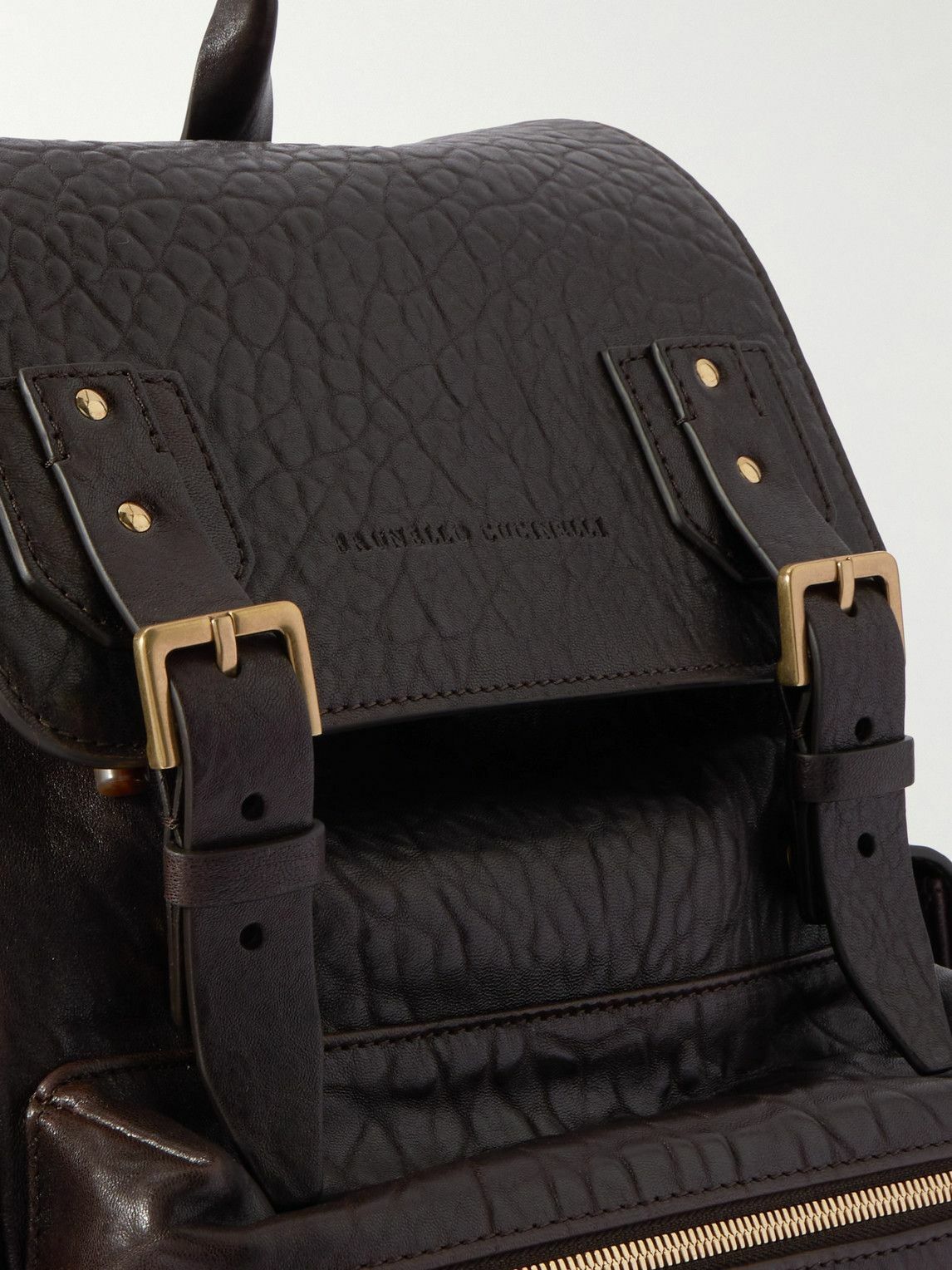 Brunello Cucinelli - Full-Grain Leather Backpack