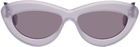LOEWE Purple Cat-Eye Sunglasses