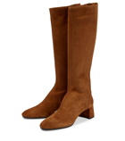 Aquazzura Saint Honore suede knee-high boots