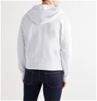 TOM FORD - Fleece-Back Cotton-Jersey Zip-Up Hoodie - White