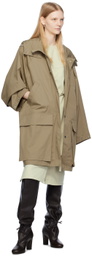 LEMAIRE Beige Oversized Raincoat