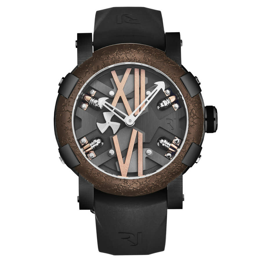 Romain Jerome Steampunk Grey Dial Mens Watch RJ.ST.AU.403.20