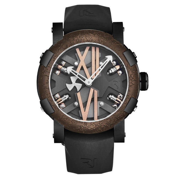Photo: Romain Jerome Steampunk Grey Dial Mens Watch RJ.ST.AU.403.20