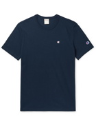 Champion - Logo-Embroidered Cotton-Jersey T-Shirt - Blue