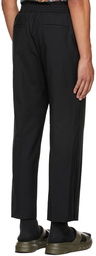 Juun.J Black Wool Regular Trousers