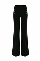 TwinSet Velvet Trousers With Buttons