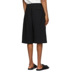 Jil Sander Black French Terry Shorts