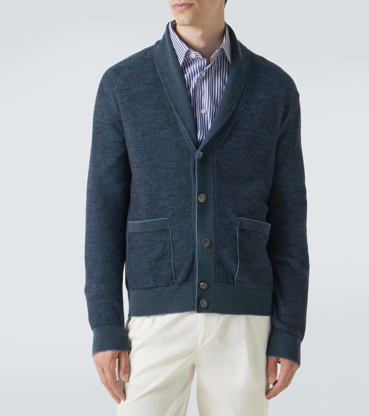 Brioni Cashmere and wool cardigan