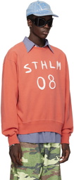 Acne Studios Orange Print Sweater