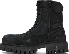 Balenciaga Black Combat Strike Boots