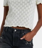 Gucci GG cotton-blend devoré T-shirt