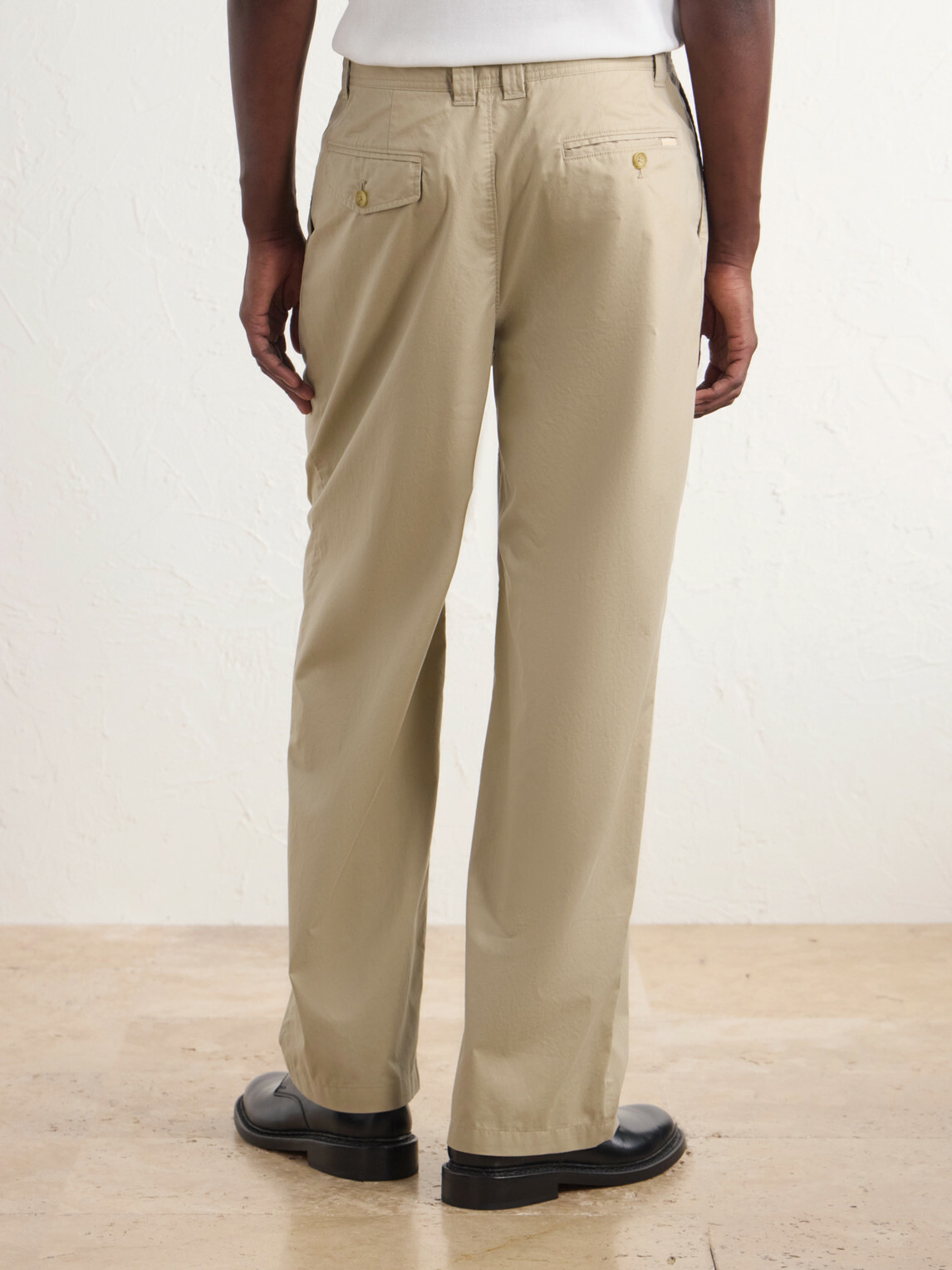 Aimé Leon Dore - Straight-Leg Pleated Cotton Trousers - Neutrals