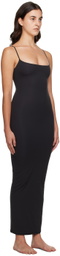 SKIMS Black Fits Everybody Long Slip Maxi Dress