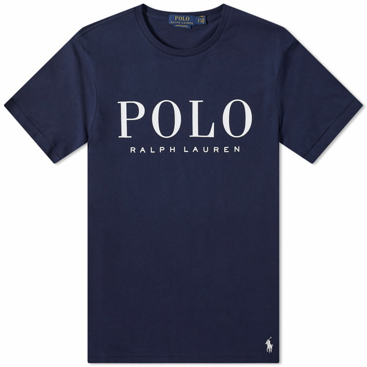 Photo: Polo Ralph Lauren Men's Logo T-Shirt in Cruise Navy