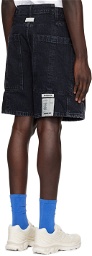 B1ARCHIVE Black Carpenter Denim Shorts