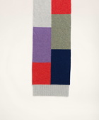 Brooks Brothers Men's Lambswool Color-Block Scarf | Grey