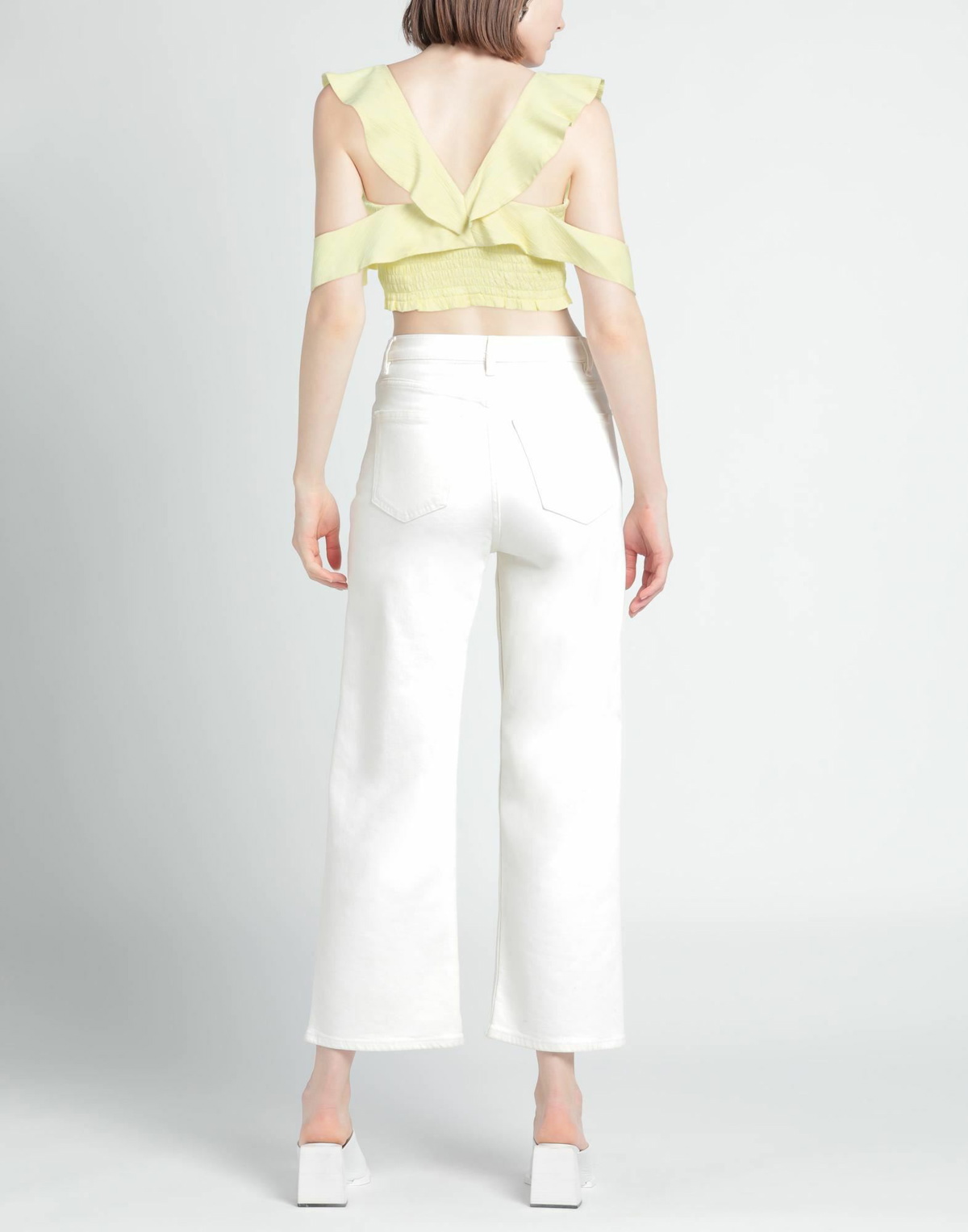 Maje Womens Top Pastel in Yellow