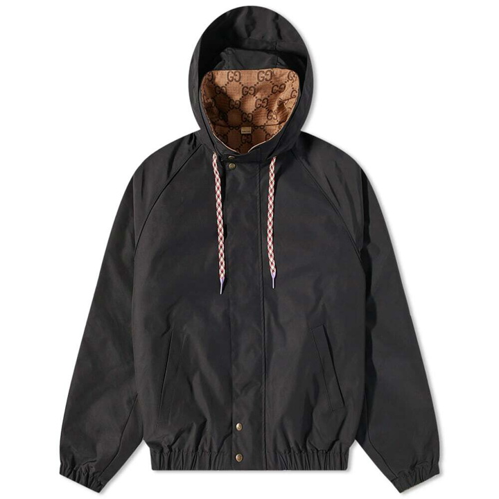 Photo: Gucci Men's GG All Over Harrington Jacket in Beige