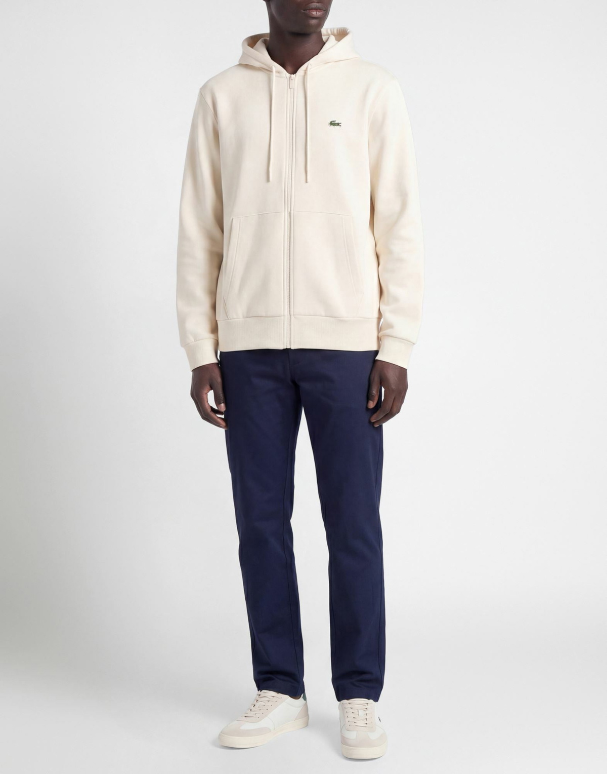 Lacoste Mens Sweatshirt Cream