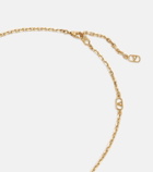 Valentino Cœur Royal VLogo enamel pendant necklace