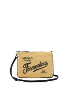MC2 Saint Barth Parisienne Straw Pochette With Formentera Embroidery