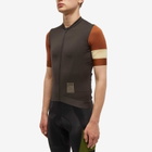 Rapha Men's Pro Team Training Jersey in Black/Rust Brown