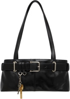 OSOI Black Shoulder Brocle Mini Bag