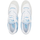 New Balance Men's BB550LSB Sneakers in Munsell White/Baby Blue