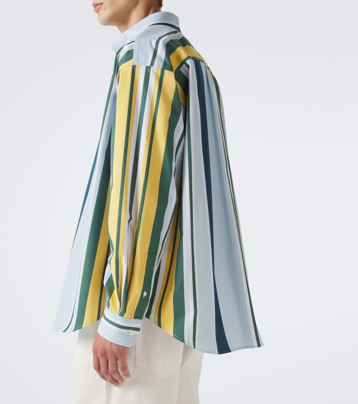 Loewe Double L striped cotton twill shirt