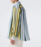 Loewe Double L striped cotton twill shirt