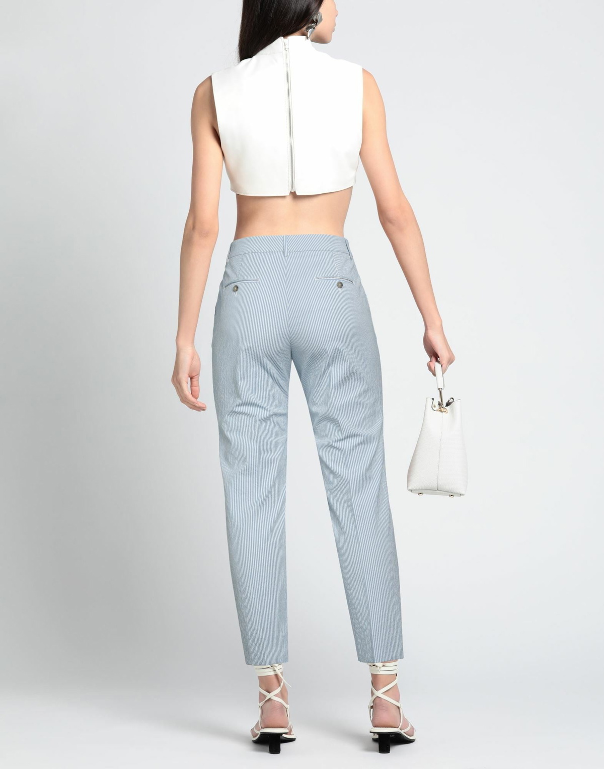 Peserico Womens Pants Light in Blue