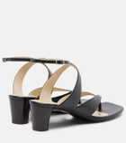 Lemaire Leather slingback thong sandals