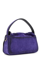 Acne Studios Multipocket Micro Distressed Suede top Handle bag - Violet - One Size