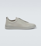 Zegna Triple Stitch leather sneakers