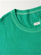 Visvim - Distressed Cotton-Jersey T-Shirt - Green