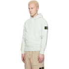 Stone Island Blue 6100062 Organic Cotton Fleece Hoodie