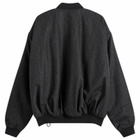 END. x YMC Basement Bomber Jacket in Pewter Chalkstripe
