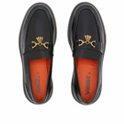 Soulland Men's x VINNY's Palace Loafer in Black Crust