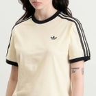 Adidas Women's 3 Stripes T-Shirt in Cream White