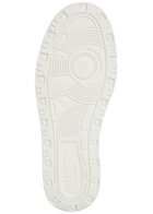 Valentino Freedots Panelled Leather Sneakers White And Blue
