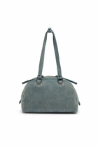 Diesel 1DR Dome-Shoulder bag in denim with Oval D logo - Shoulder Bags - Unisex - Blue