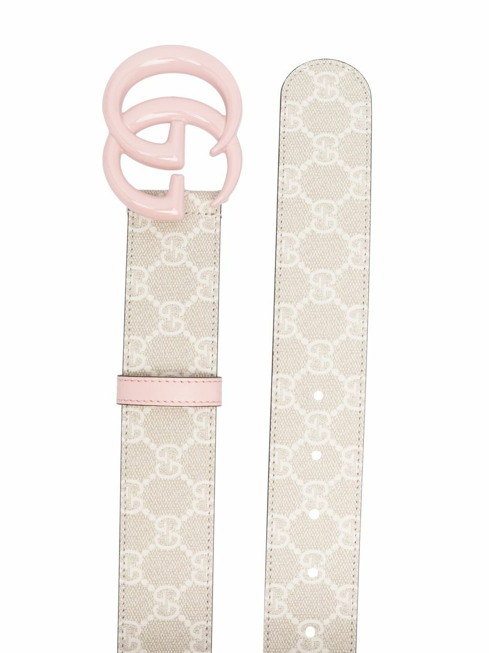 ベルト GUCCI Belts Women Fabric Beige/Powder Pink GG Marmont Reversible Thin Belt Beige and Pink | The Webster