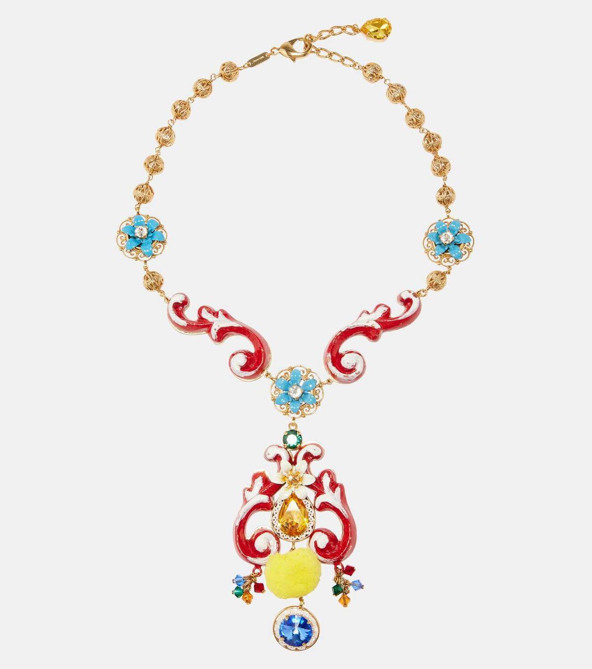 Dolce&Gabbana Embellished pedant necklace
